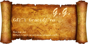 Gál Graciána névjegykártya