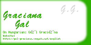 graciana gal business card